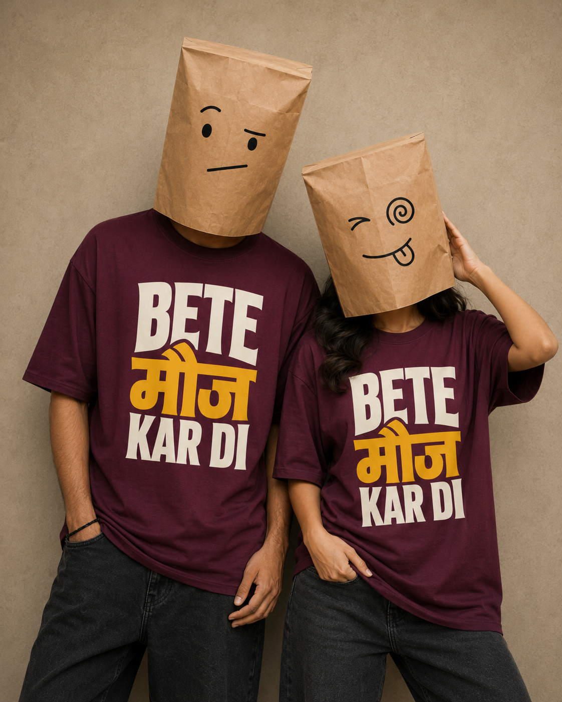 Bete Mauj Kar Di Oversized T-Shirt