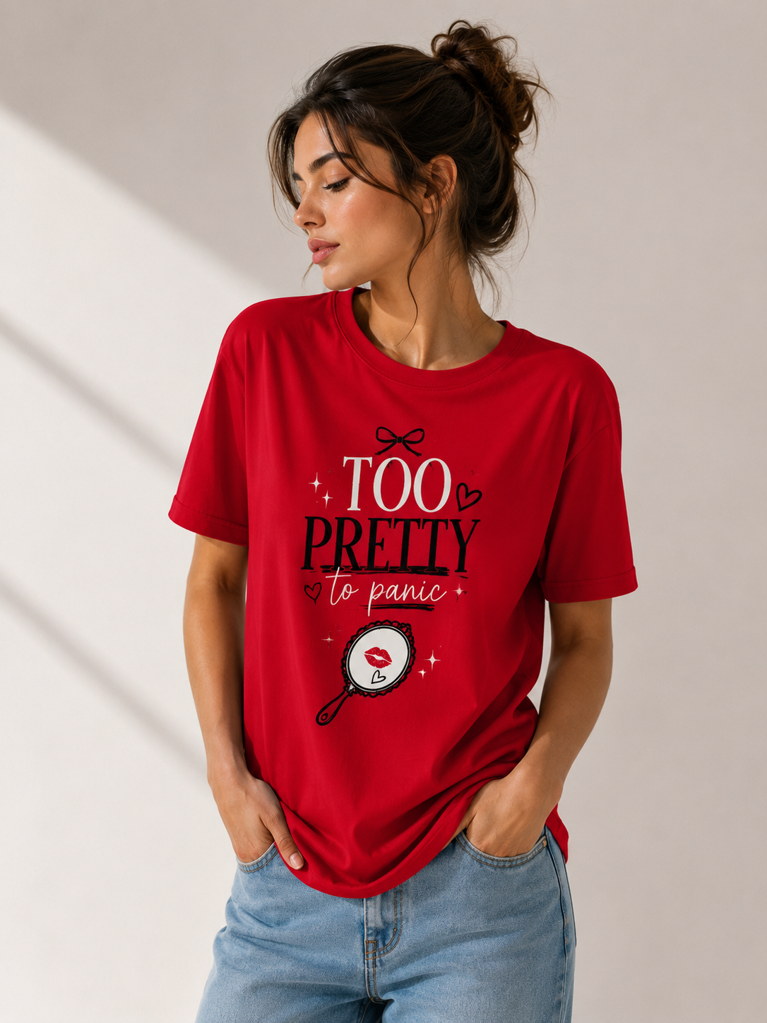 Too Pretty To Panic Tee
