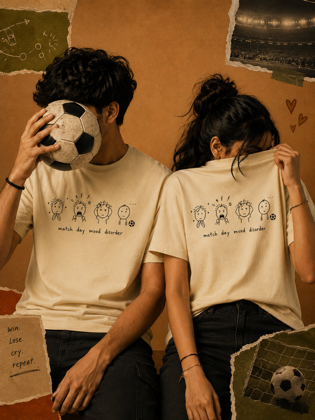 Match Day Mood Disorder | Unisex Football Graphic T-Shirt