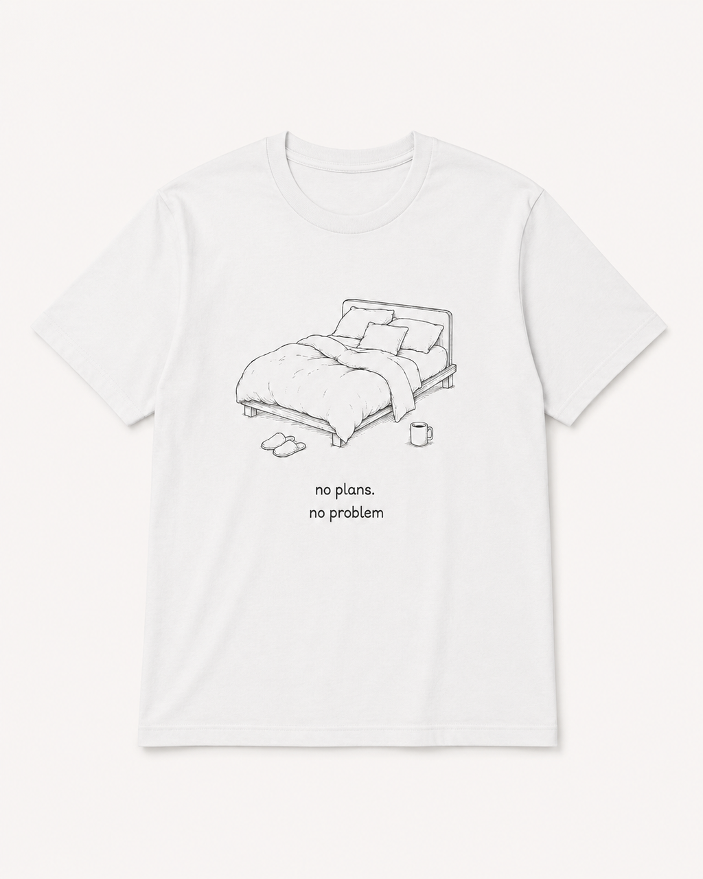 No Plans No Problem Oversized Unisex T-shirt