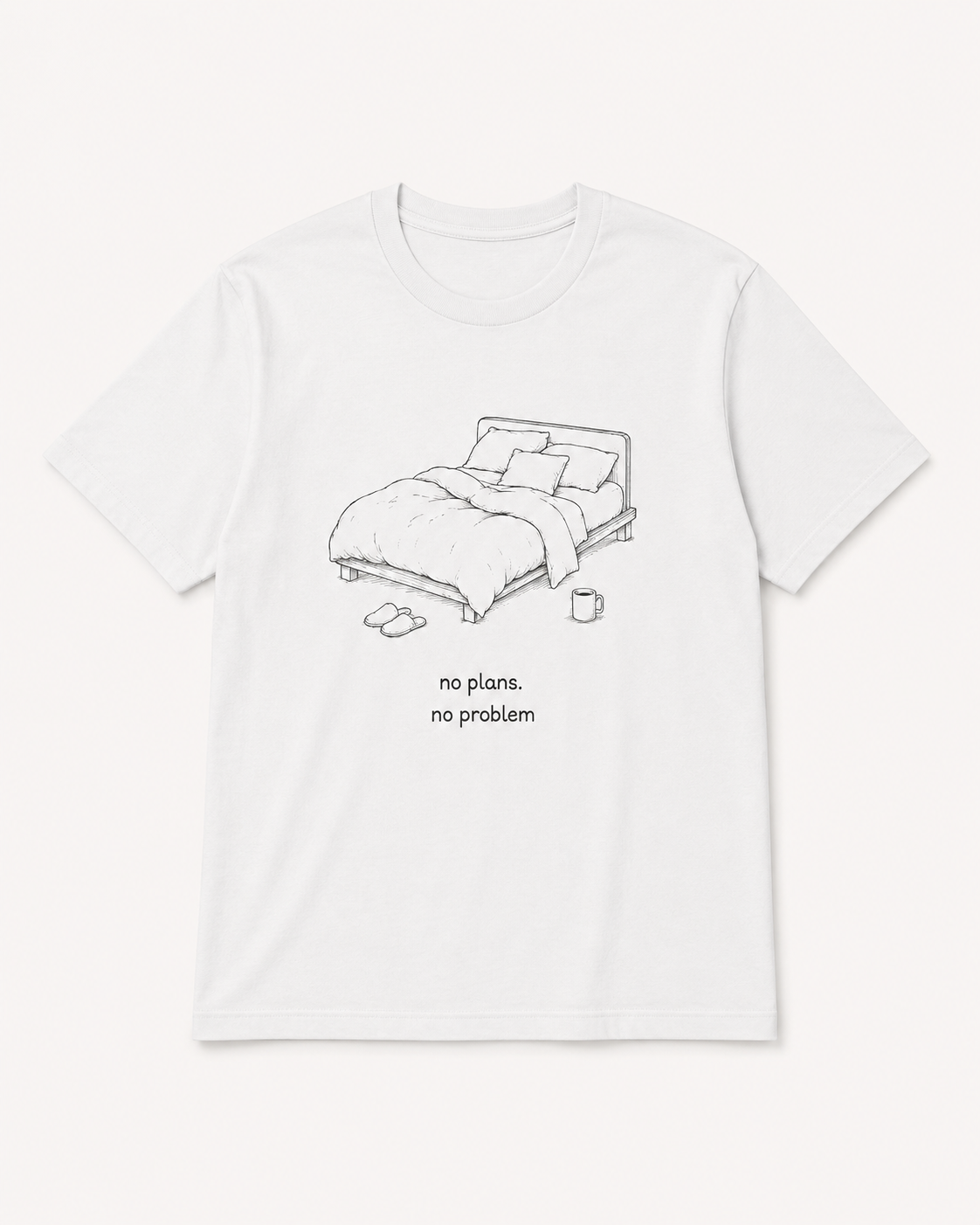 No Plans No Problem Oversized Unisex T-shirt