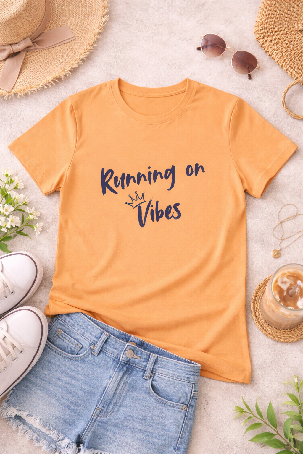Running on Vibes Tee