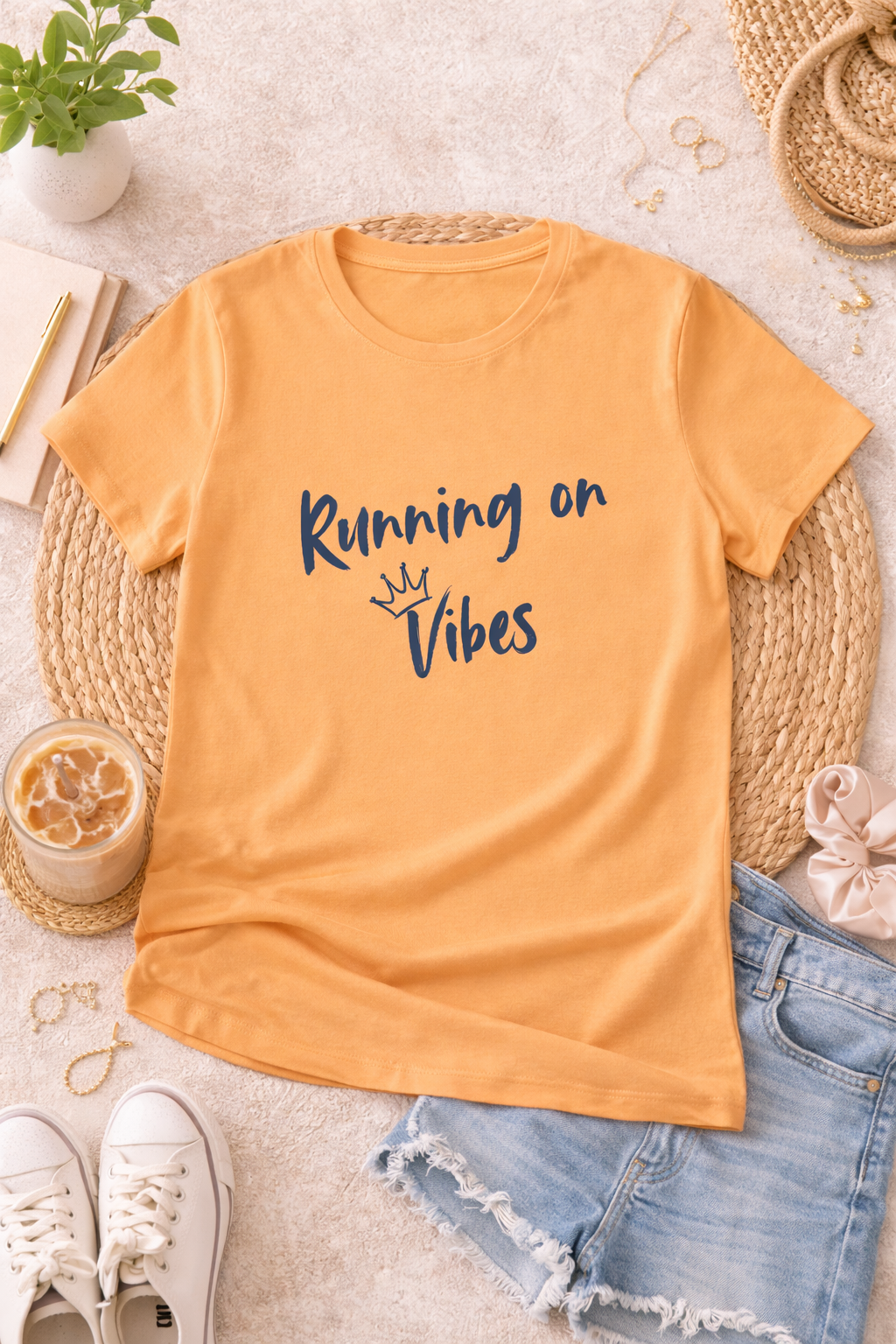 Running on Vibes Tee