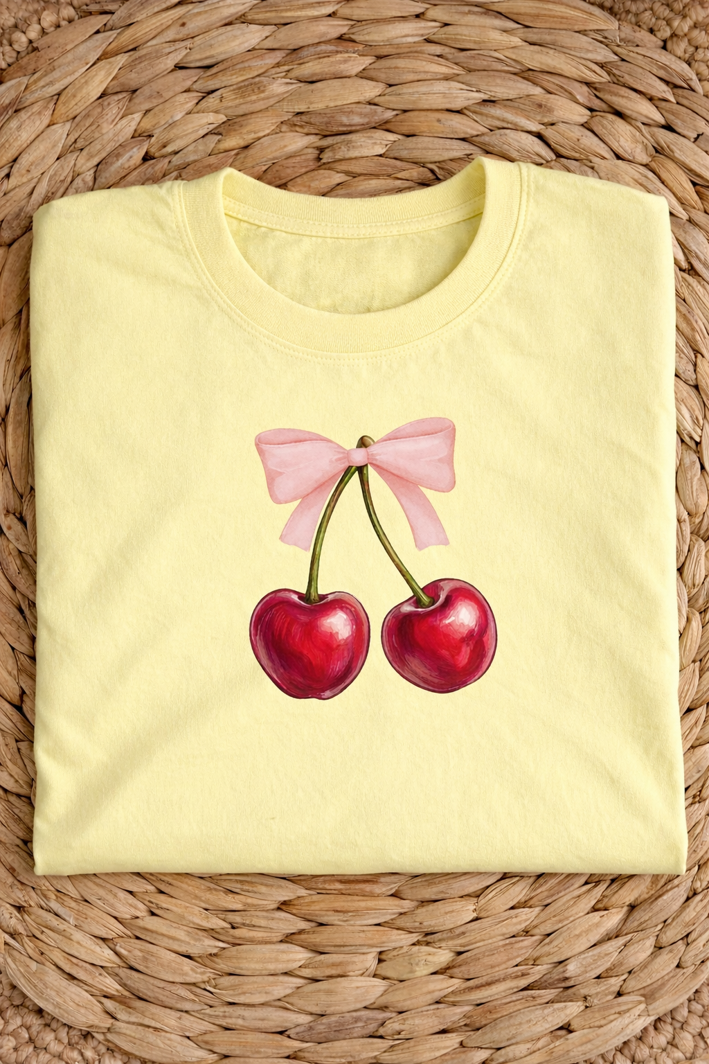 Cherry Charm Tee 🍒🎀